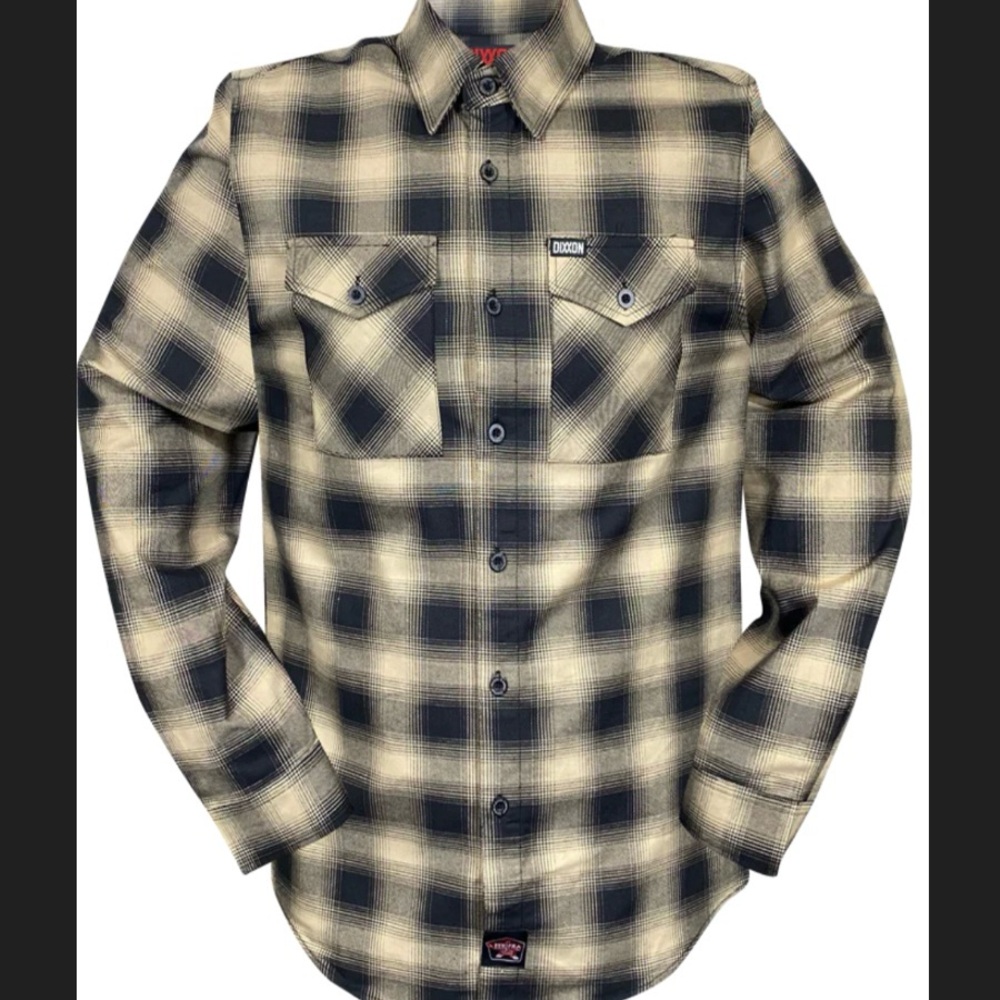 NWT-Dixxon Workforce Fire Retardant The Barrio FR Flannel Plaid Shirt